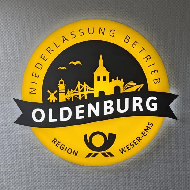 Deutsche Post - Leuchtschild